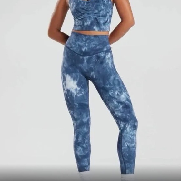 New Gymshark elevate leggings - blue space dye XS - Picture 4 of 5
